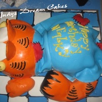 Garfield Birthday Cake This is a birthday cake I made for a customer. 13th Birthday .Dominican CakeFilling Dulce de LecheSuspiro (Meringue)covered with...