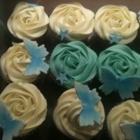 Christening Cupcakes For my Godson's christening