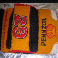 Kevin Harvick Nascar Cake A car cake made for a 4 year olds birthday.