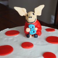 Olivia Birthday Cake Quick Olivia cake done for my daughters 3rd birthday. She wanted Rapunzel until a couple days before her birthday party and then changed...