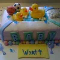 Duck-Themed Baby Shower This was my first cake FOR someone....