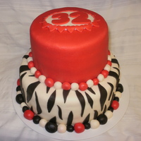 My First Fondant Cake This was my first MMF cake which happened to be my birthday cake which was yesterday. The bottom tier is lemon cake with lemon filling, the...