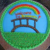 Daisy Girl Scouts Bridging To Brownie Girl Scouts My daughter and her Troop will be Bridging from Daisies to Brownies Tomorrow (06-11-06). Made the cake for their celebration. It's a...