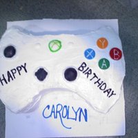 Xbox Controller I made this cake for my young sister-in-law. She loves playing video games especially Xbox! Covered in buttercream icing and all the...