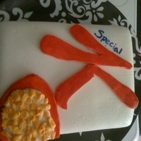 Special K's Birthday made this cake for my cousin's (Kevin aka Special K) birthday.. this was approximately my 4th cake ever