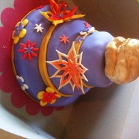 Birthday Cake With Buddha On Top 