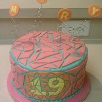 Mosaic This was my first attempt at a mosaic pattern. This is carrot cake with cream cheese filling and a crusting cream cheese icing. All of the...