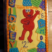 Elmo I matched a napkin...that was a PAIN!! But the little girl LOVED it, so it was all worth it!!