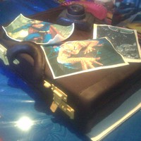 Suitcase Cake Everything on this cake is edible aside from the plexiglass I used for the camera lens. Pictures are "edible images." hardware on...