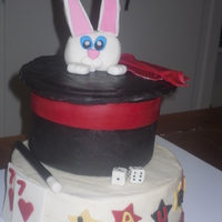 Magic Birthday Cake This cake was for a customer who requested a cake similar to the "Abracadabra!" cake posted on here earlier this year. She wanted...