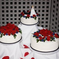 Red, White And Blue Wedding 