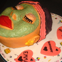 Spa Lady Cake For a friend's daughter who was turning 8 and celebrating with a spa party. Everything is fondant, except for the mud mask, which is...