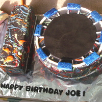 Number 10 Paint Splatter Trampoline For a friend's little by who was turning 10--he wanted a trampoline for the zero, because his birthday party was at Jump Street, and...