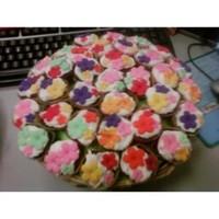 Cup Cake Display For My Cancer Survivor's Day Event 