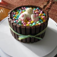 Bunny Butt In A Barrel Yeah it's been done, but it's so cute!