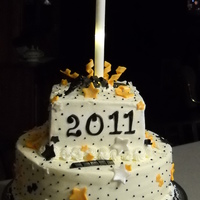 New Year Happy New Year Times Square style. Inspiration was taken from mbpbrighteyes. Thanks a million. This was a last minute cake and they wanted...