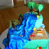 Costa Rica Or Bust This cake was for a surprise 18th birthday party. The young man was leaving for Costa Rica in the coming weeks to study abroad. His mother...