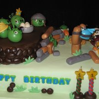 Angry Birds Cake 