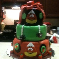 First Successful Stacked Cake! Yay!! 