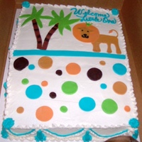 Welcome Little One Butter cream w fondant accents