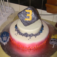 Transformer Cake This is my 2nd time working with marshmallow fondant. This is the cake I made for my son's 3rd birthday. He's obsessed with...