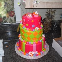 Easter This was my second attempt @ a fondant cake . I used MMF & liked that it could easily be repaired but it tore way to easily