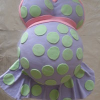 Prego Belly Cake this was my ver 1st prego belly and the 2nd time ever using MMF...