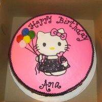 Hello Kitty Made this for my sis-n-law. Golden Vanilla Cake filled with layers of vanilla pudding, cream cheese, and cheesecake with fresh strawberries...