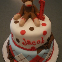 Sock Monkey Cake 