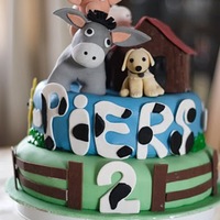 Big Barn Farm Cake My youngest son loves a TV show called Big Barn Farm which features talking animals. This was my first go at stacking cakes and I was...