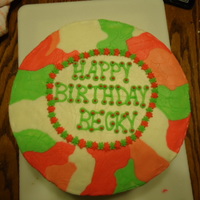 "girly Camo" This was my first attempt at the viva method. I obviously need more practice. It's not NEARLY as smooth as I would like for it to be,...