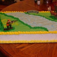 Field & Stream This is my son's birthday cake. It's my first "big" cake! He picked this cake out of a book at a local bakery & I...