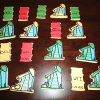 Oil Exec's Cookies These are some cookies I made for work (an oil company). The big bosses are coming in on Tuesday and my boss asked me if I could make a...