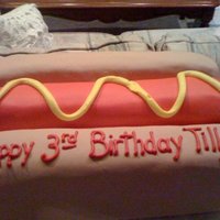 Hot Dog Cake 