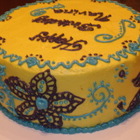 Spring Birthday Cake Hummingbird Cake with Mango Buttercream Icing