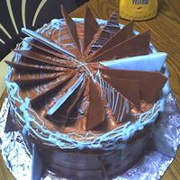 I Made This For My Mom This Last Mother's Day It was so chocolatey we all got stomach aches! But it was yummy :)