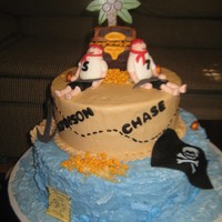 A Pirate's Life For Me Was given a picture of this cake - I don't remember where it came from and I duplicated it as best I could. Lots of details on it from...