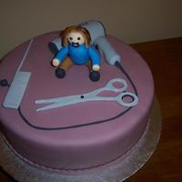 Hair Stylist Cake 