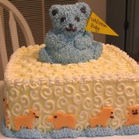 Teddy Bear Baby Cake Believe it or not, this is our best selling baby cake design. I can't figure it out but people love it. We have done this cake in pink...
