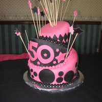 50Th Birthday Cake This is my second topsy turvy cake