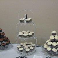 Wedding Cupcakes Chocolate with Marscapone Espresso Filling and Mocha frostingLemon Cupcakes with Lemon Curd filling and buttercream frostingand Red Velvet...