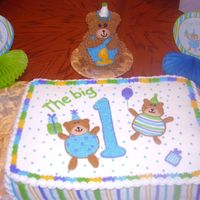 Bear 1St Birthday Made to compliment party theme