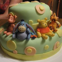 Winnie The Pooh Baby Shower Cake Winnie the Pooh cake for a friend's baby shower
