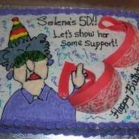 Maxine 50Th Thanks for the Inspiration to all the great Cakers who have done one like this!!