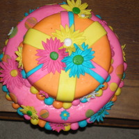 Bright Birthday Cake 
