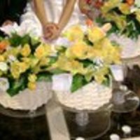 Angel's Cake Basket weave. 10" Red Velvet, 8" Devil's Food, 6" French Vanilla. I also did the flowers on top. Made them on a round...