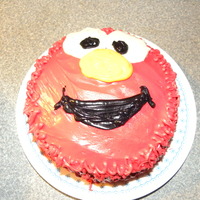 Elmo Smash Cake 