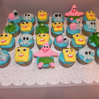 Spongebob Cupcakes 