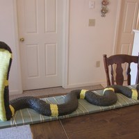 Cobra Cake This was my son's 5th birthday cake. He loves King Cobras, so for his birthday he wanted a cobra cake. It was lots of planning and a...