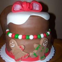 Gingerbread Christmas This is the Christmas cake I made for my husband's boss as a "Thank You for your business" cake. It is going to be given to...